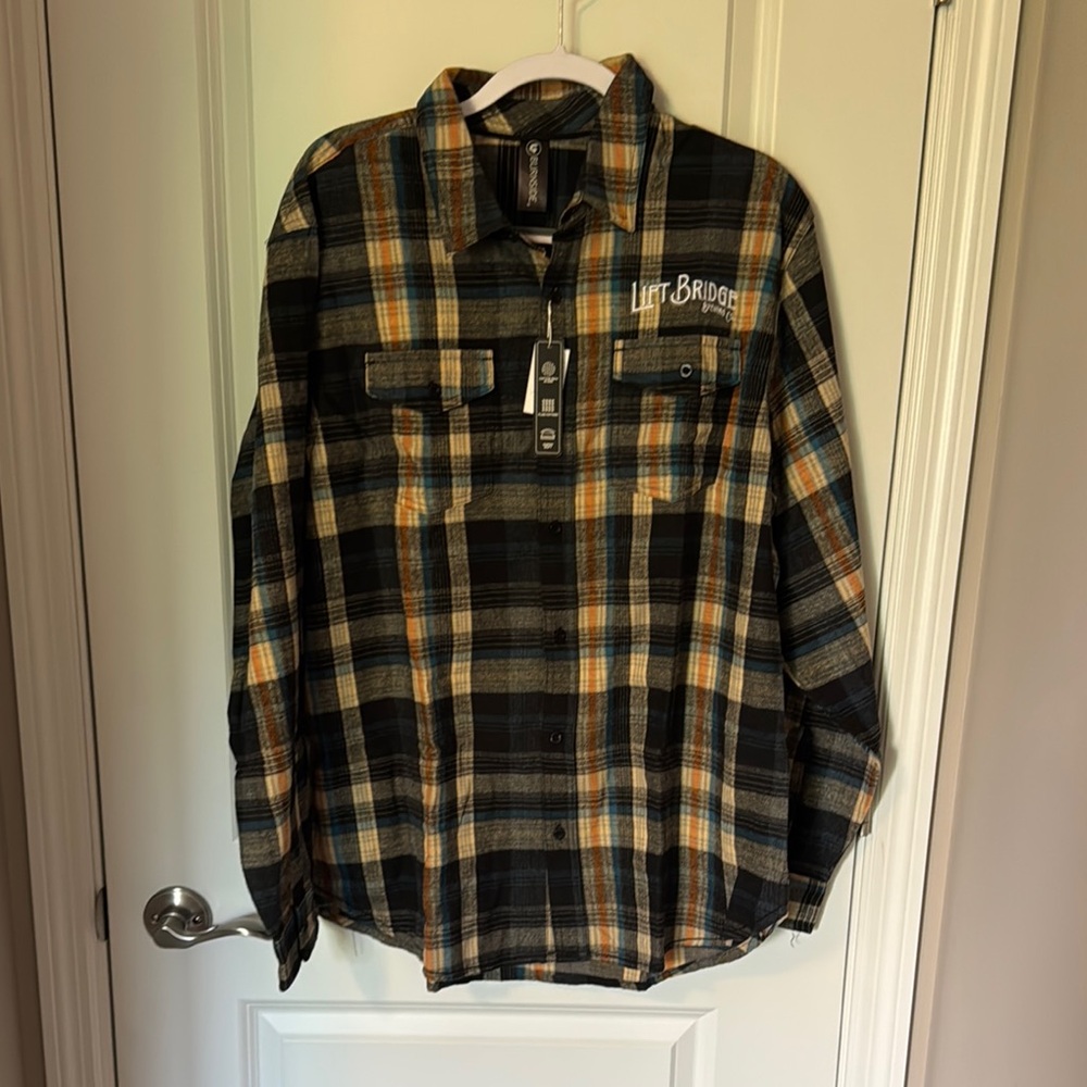Litt Bridge Plaid Flannel Shirt
